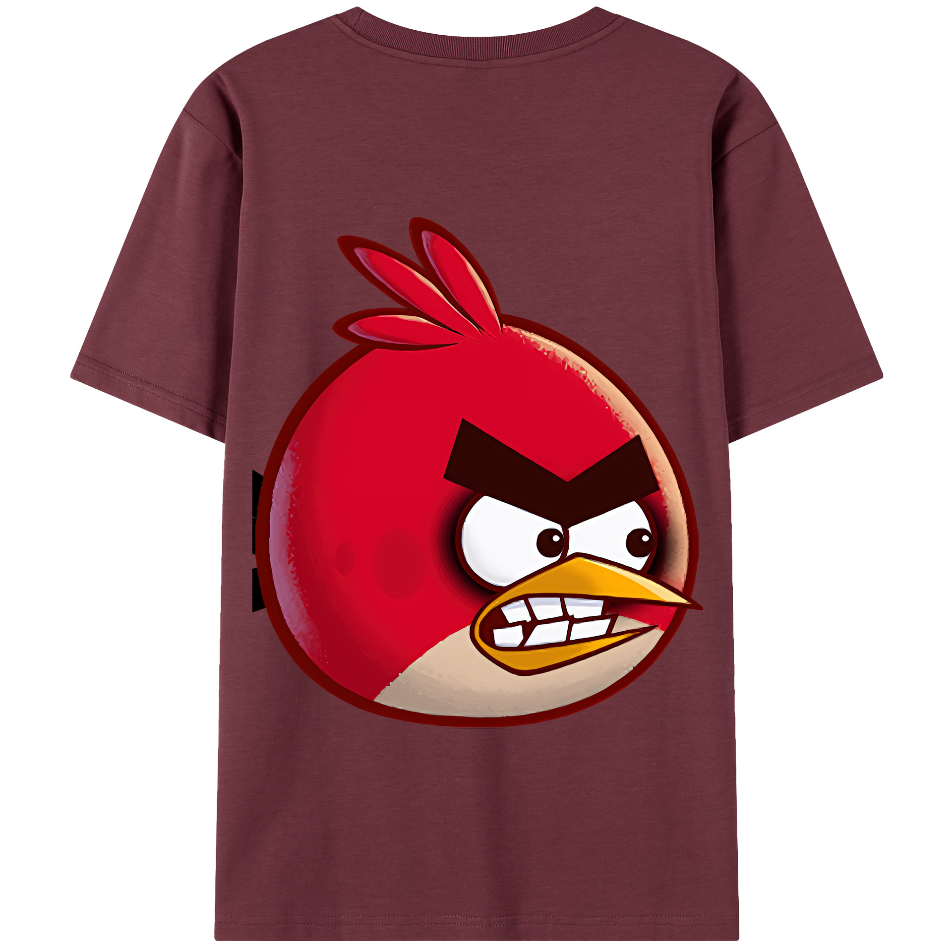 （画像用） Angry Birds アングリーバード 綿100％半袖Tシャツ（背面プリント）
